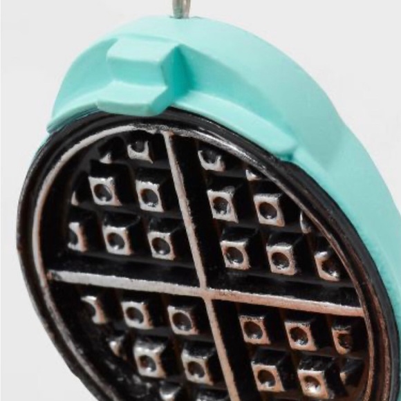 Waffle Maker Christmas Tree Ornament Aqua - Wondershop - Picture 3 of 3